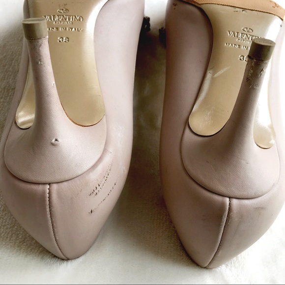 FINAL Valentino Rock Stud βBLOW STUDβ heels blush - Picture 6 of 8